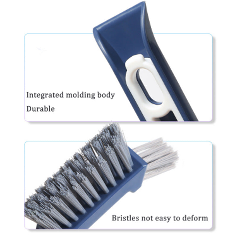 1pcs Hard Bristle Crevice Brush - Three-in-One Multi-functional