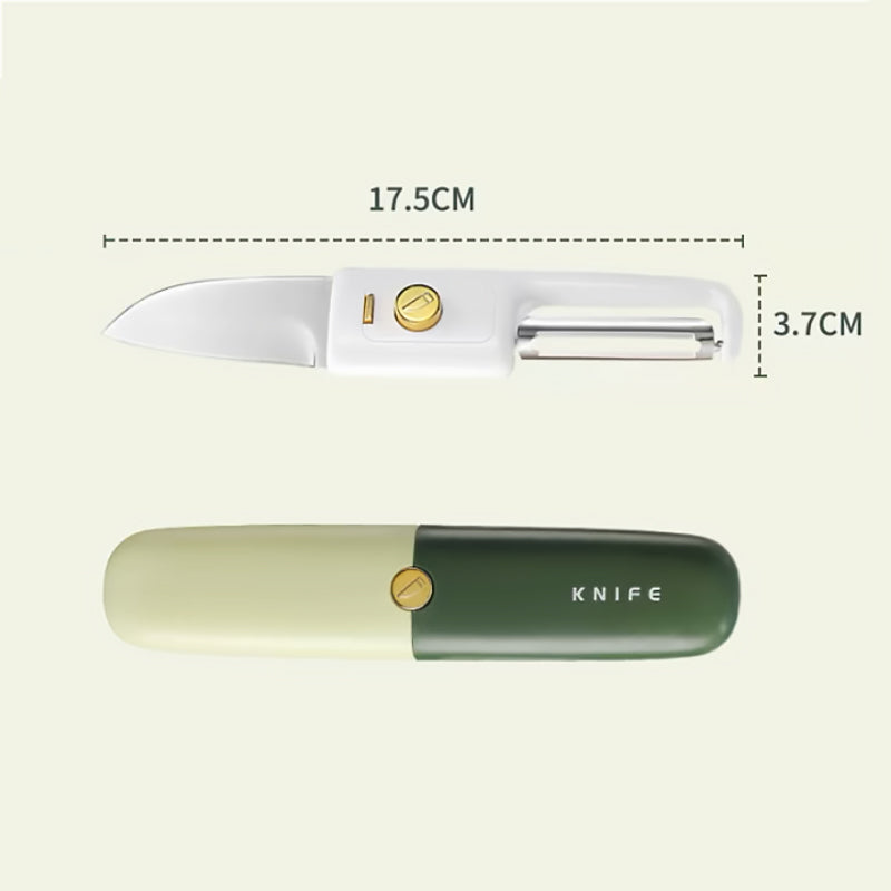 1pcs 2-in-1 Portable Peeler Knife with Enhanced Sharpness