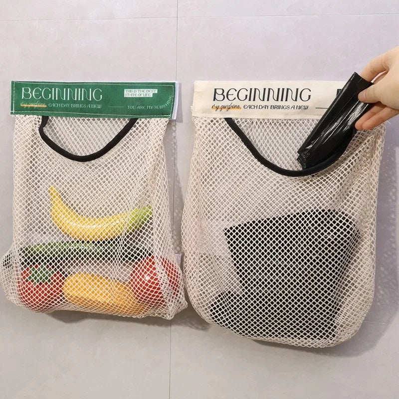 2pcs Multi-functional Kitchen Storage Bags - Wall-mounted