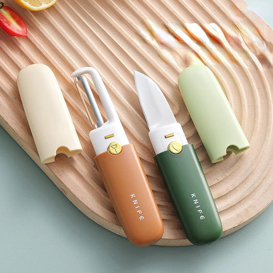 1pcs 2-in-1 Portable Peeler Knife with Enhanced Sharpness